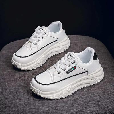 Мода Платформа Демисезонная Обувь Ботинки Женские Белые Мокасины Ретро Ботинки Кроссовки Спорт Новинка Топ Люкс Широкая Стопа Темис