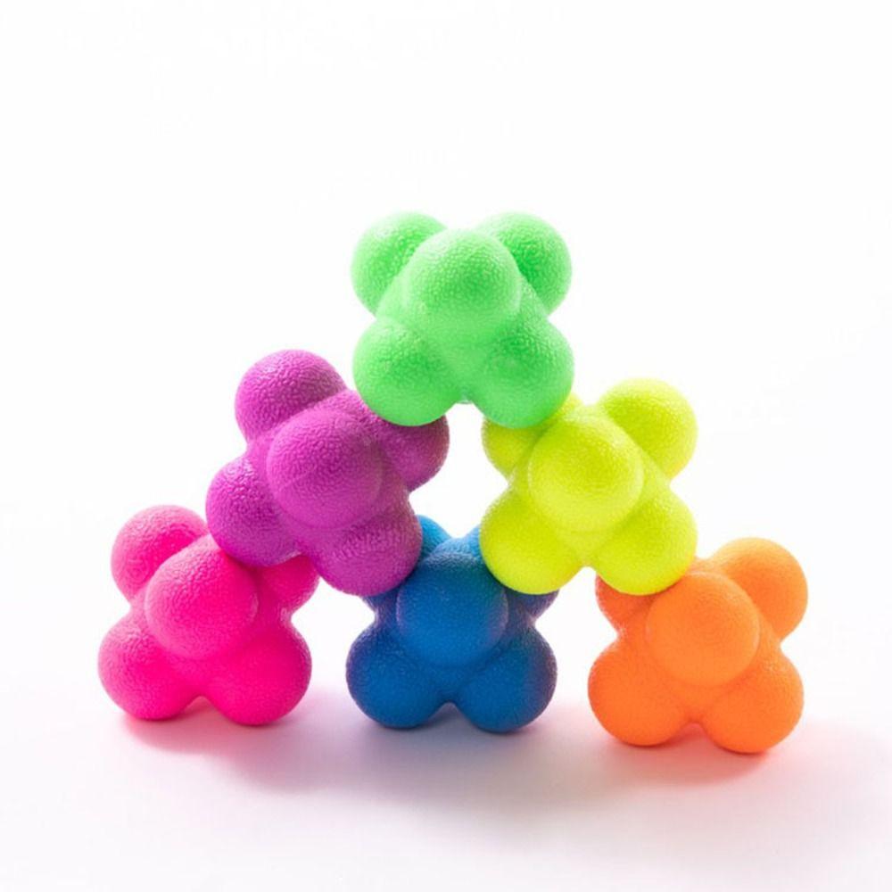 Reflex Games Hexagon Reaction Ball Improve Hand Eye Coordination Elasticity Ball Training Ball