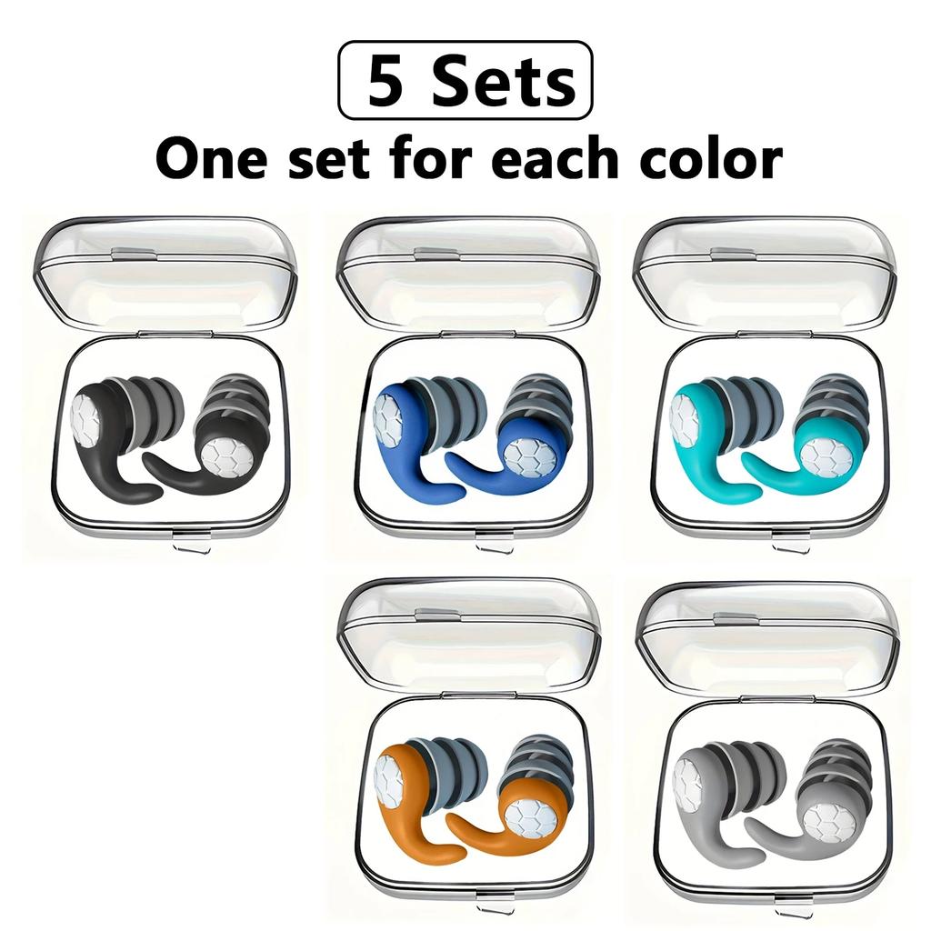 HUAK 1Pair Sleeping Ear Plugs Noise Reduction Tapones Oido Ruido Soft Oordopjes Earplug Waterproof Tapones Para Dormir Earplugs