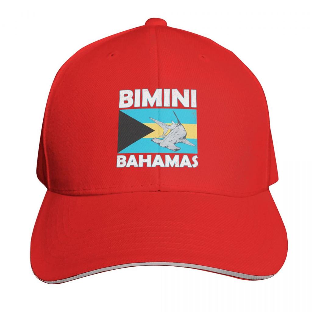 Bimini Bahamas Hammerhead Shark Baseball Cap Sunscreen Anime Hat Custom Cap Snap Back Hat Elegant Womens Hats Unisexs