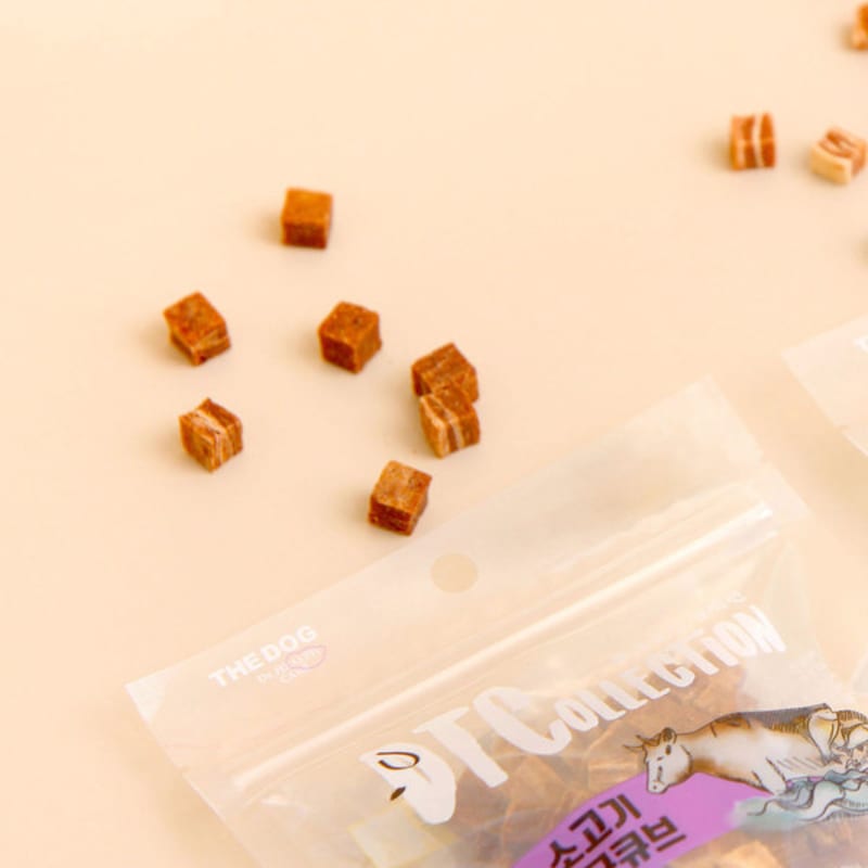 [Питомец] Собака Говядина Треска Кубик 100 Г
