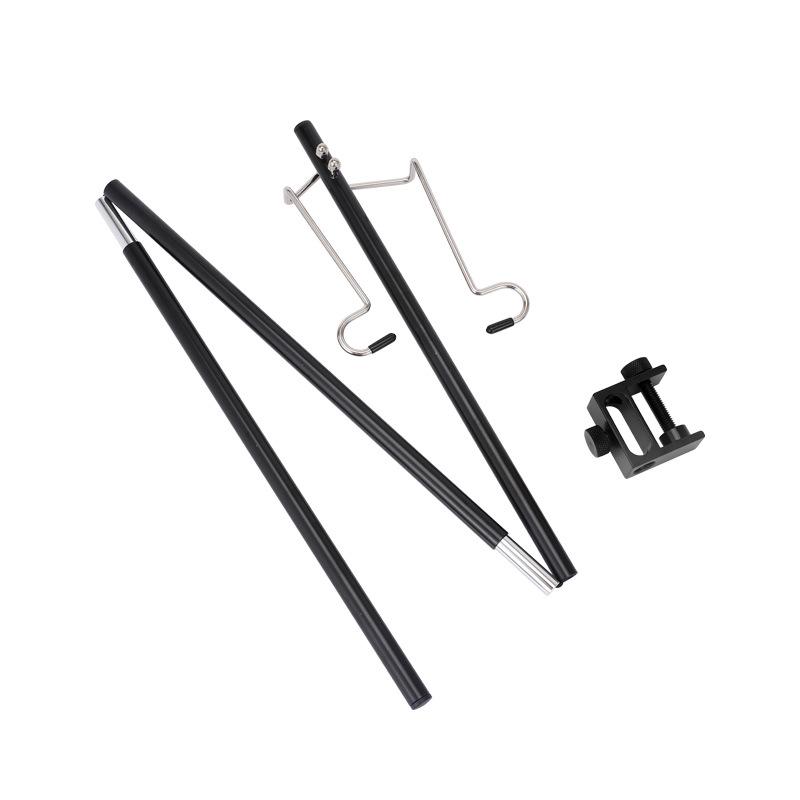 Portable Ultra-Light Aluminum Folding Light Stand for Camping and Picnics