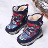 Children Winter Boots Plush Waterproof Fabric Non-Slip Girl Boy Snow Boots Fashion Warm Shoes