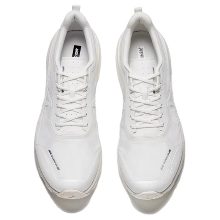 Anta Champion Open Mountain 3 Simple Comfortable Shock Absorption Grip Non-Slip Low-Top Hiking Shoes Men Hiking Shoes Paper-White 112536607A-3