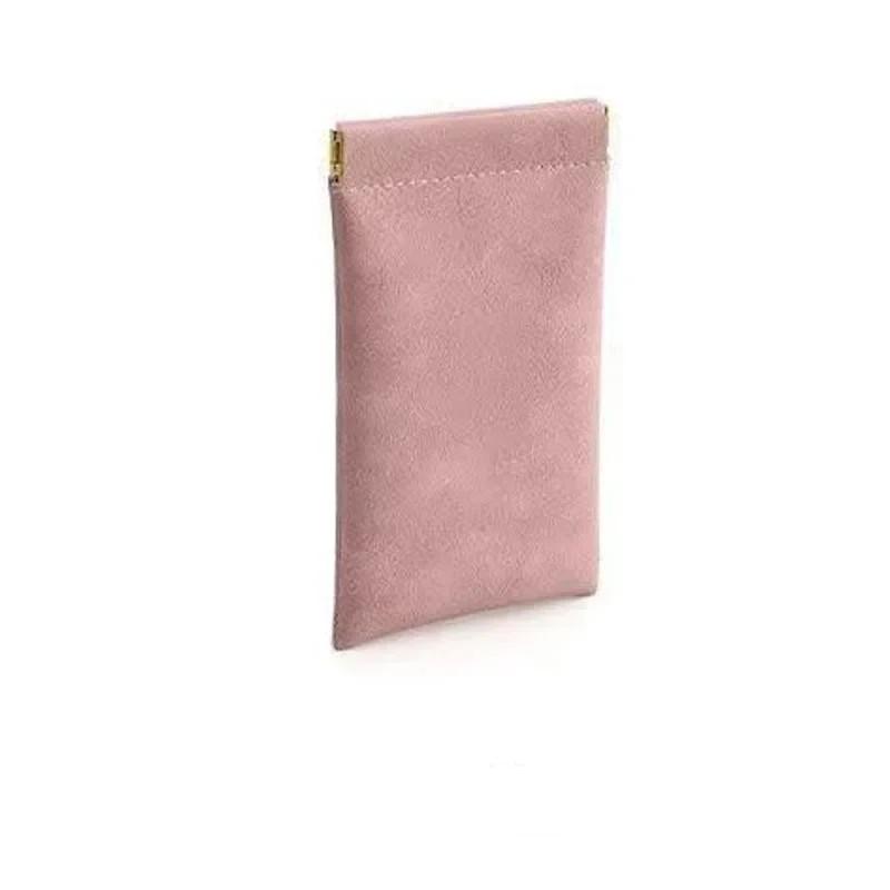 Soft PU Leather Sunglasses Glasses Bag Reading Case Sun Glasses Pouch Unisex Simple Eyewear Storage Bags Accessories