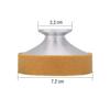 Saxophone Mute, Alto Saxophone Mute, Rust-Resistant, Durable, Easy Installation, Ultra-Lightweight, Compact, Mute for Saxophone Practice, Beginners, S