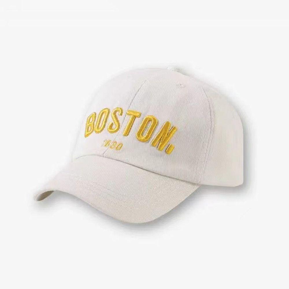 Вышитые буквы Детские кепки с козырьком от солнца Солнцезащитная шляпа Весна Лето Осень