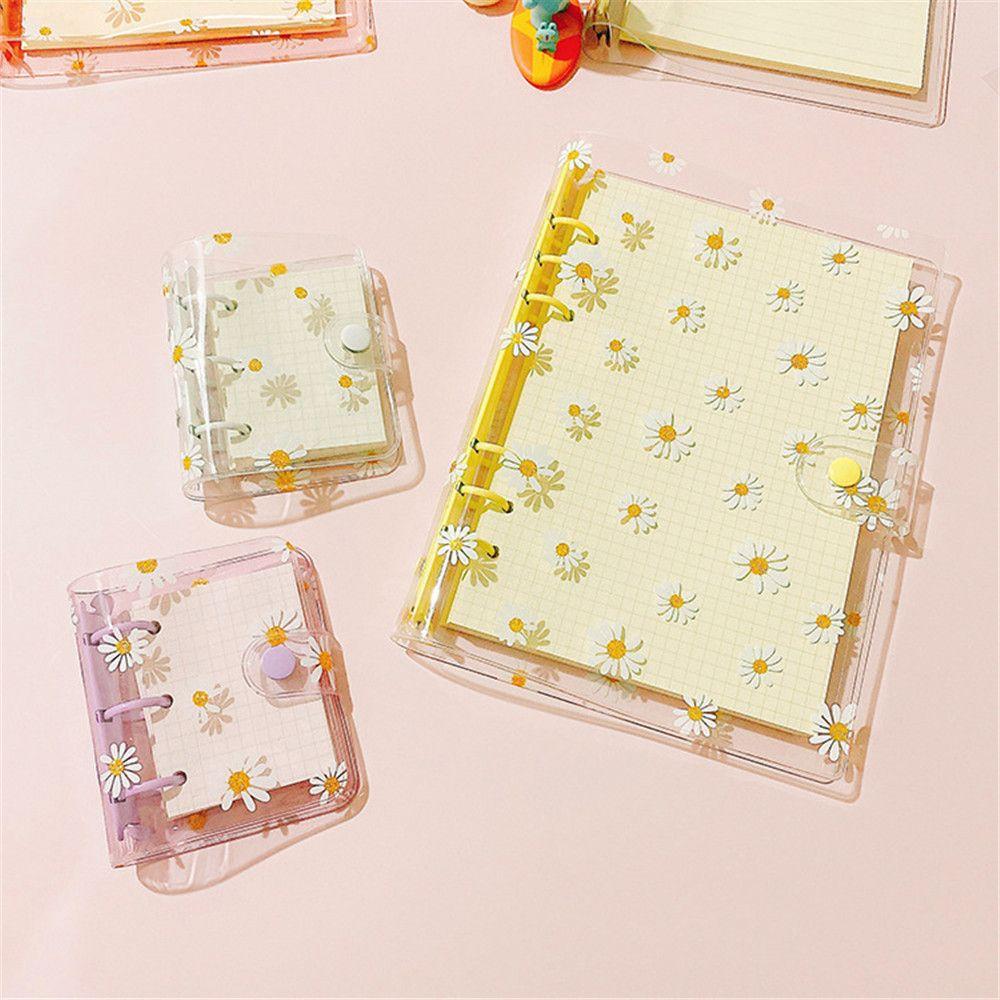 New School Supplies Stationery Notebook Binder Binder Pockets Transparent Folders A5A6