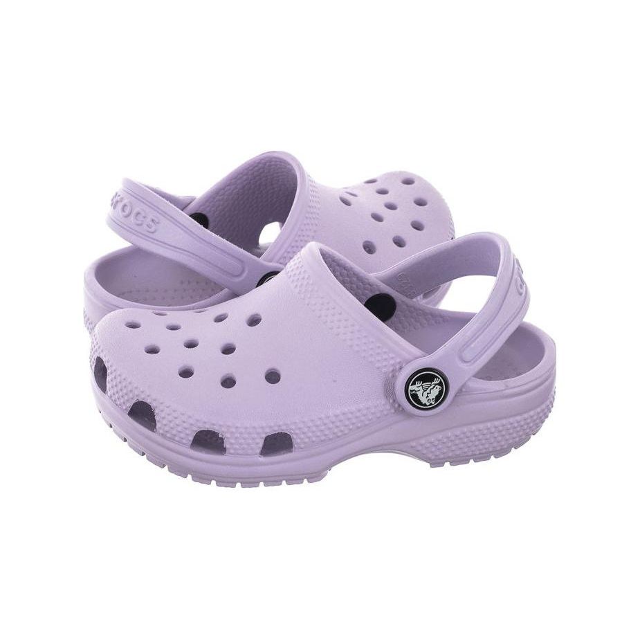 Crocs Удобные Нескользящие Прочные Детские Сандалии Детские Сандалии Светло-Фиолетовые 206990-530