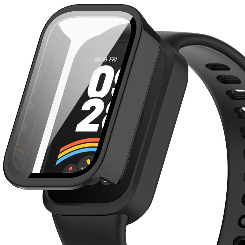 PC +Tempered Glass Case for Xiaomi Mi Band 9 Active Smartwatch Band Screen Protector Cover Bumper Shell for Redmi Band 3 Accesso 7