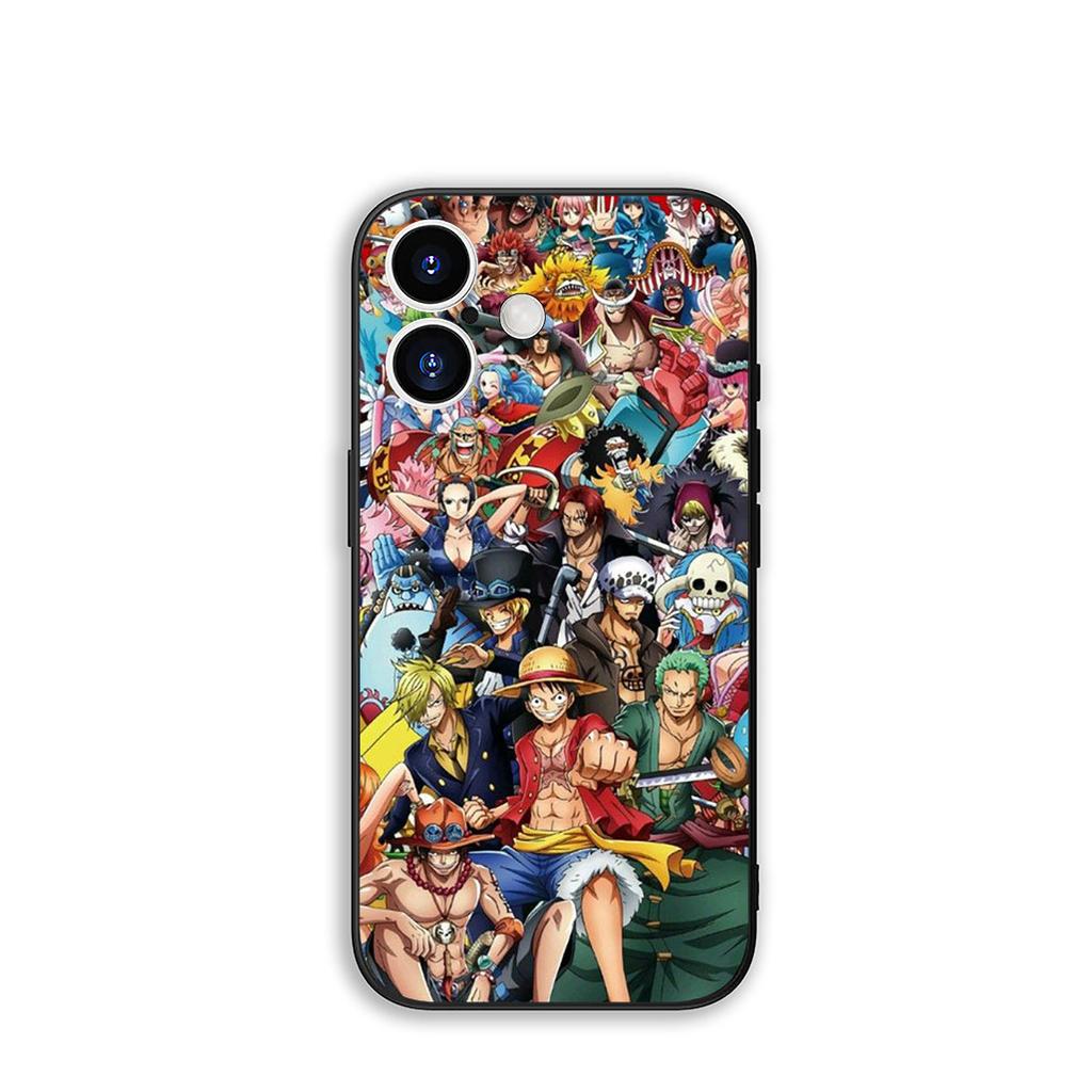 Phone Cover Luffy One Sanji Piece Roronoa Zoro for Apple iPhone 16 15 14 Plus 13 12 Mini 17 Pro Max + ProMax 16E Air 15+ Case