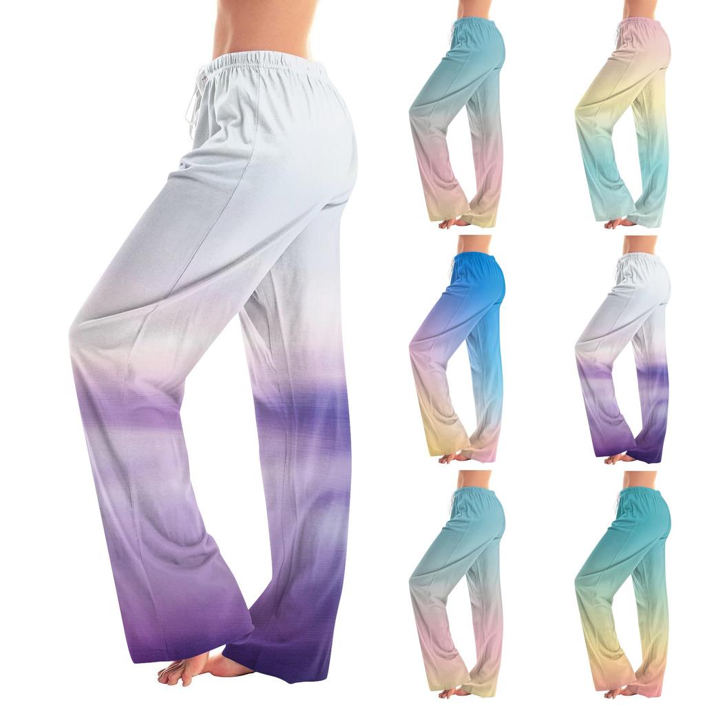 Women's Fashion Loose Casual Gradient Printed Casual Pants
