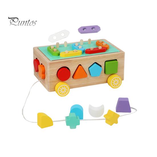 Монтессори деревянная ферма головоломка игрушка для детей 1 2 3 лет красочная морковка урожай игра с червяками рыб магнитная ловля занятие образовательное обучение