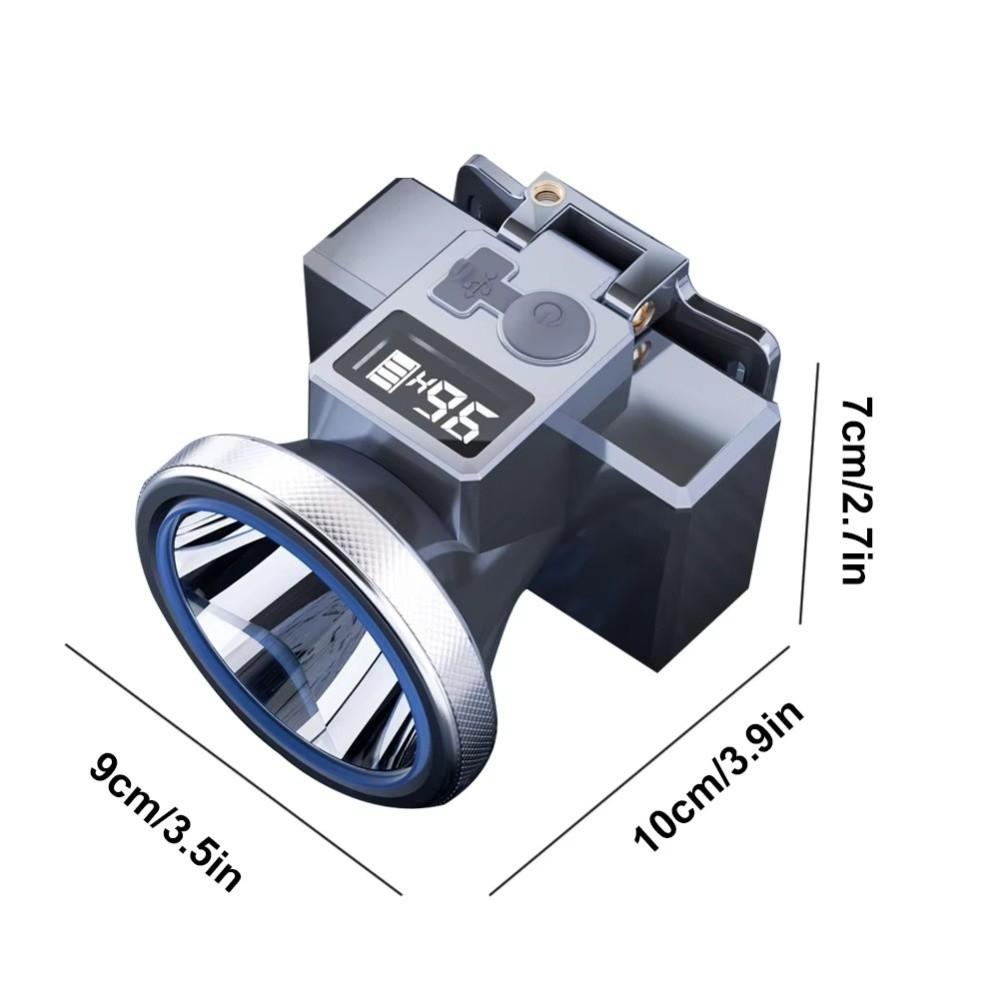 Adjustable Angle LED Headlamp Multifunctional Camping Flashlight  for Fishing Hiking