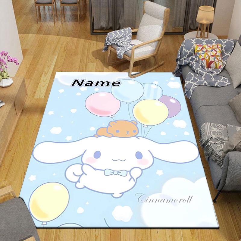 Custom 1Pc Cinnamoroll'S Starry Night Rug Office Carpet Indoor Outdoor Entrance Doormat Nonslip Soft And Comfortable Living Room D2915295