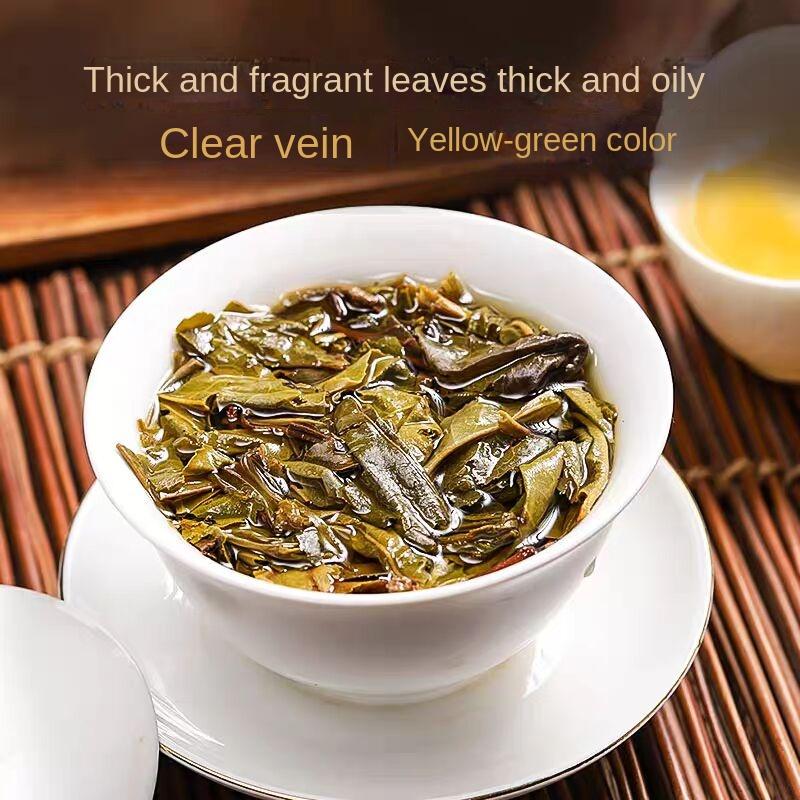 Старый чай Banzhang Pu 'er 357 г. Необработанный чай, Юньнаньский чай из семи семян, чай Menghai Ancient Tree Tea, необработанный чайный пирог