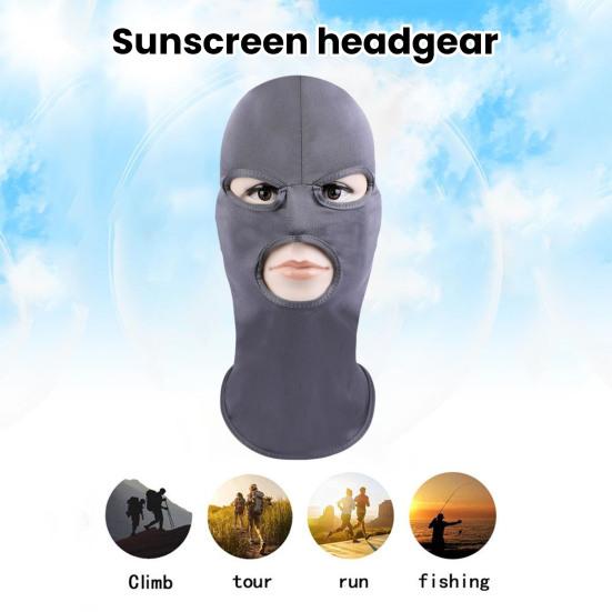 Унисекс полный шлем для верховой езды дышащий эластичный открытый рот показать глаза лицо капюшон взрослый косплей костюм