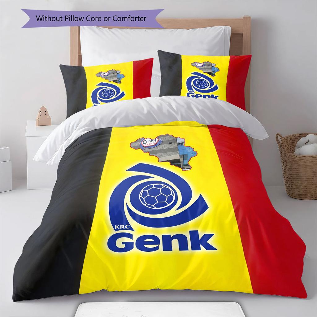 Genk Pattern Bedding Home Decoration Birthday Gift ( 1 duvet cover + 2 pillowcase, without core),fan merchandise.