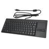 Industrial Keyboard Touchpad Wired Connection X Scissor Foot Plug and Play IPC Keyboard for