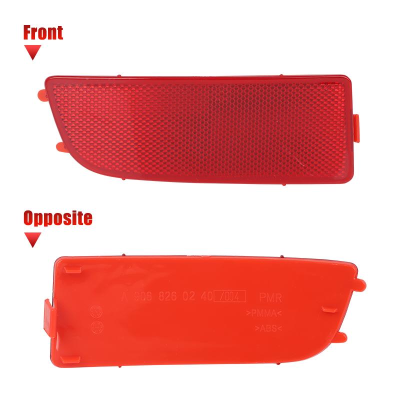 Rear Bumper Reflector Tail Light Cover Rear Left Right Bumper Reflector For Mercedes Benz Sprinter 3500 2010-2018 9068260040