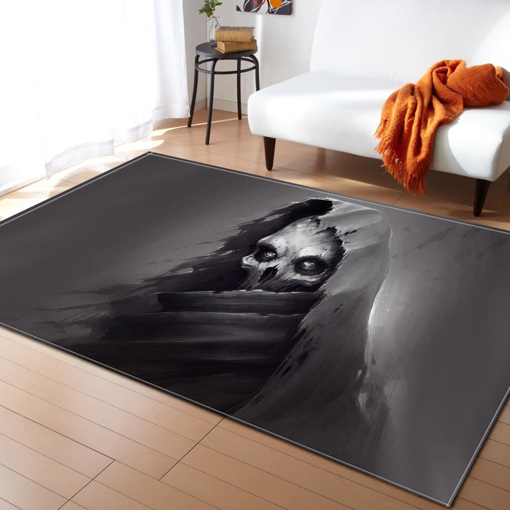 Skull Living Room Carpet Bedroom Dining Room Floor Mat