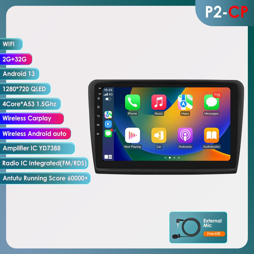 Hizpo Pro AI Android 13 Car Radio for Skoda Superb 2 2008 - 2015 Wireless CarPlay Android Auto Car Intelligent Systems Navigation GPS  Autoradio  DVR