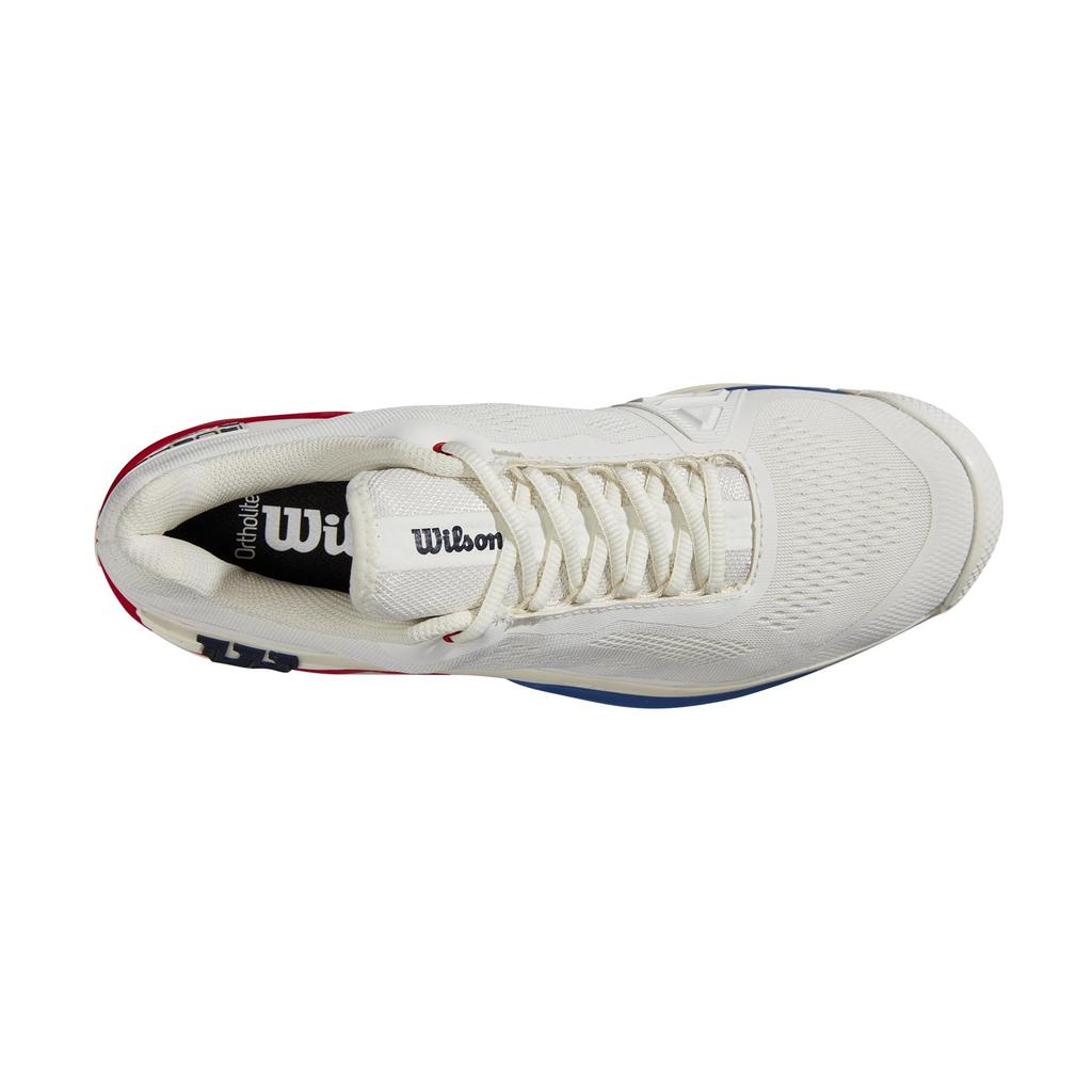 Wilson Rush PRO Omni (Rush Pro 4.0 Omni) Мужские Белоснежный КрасныйDeja Vu Синий 27.0 см