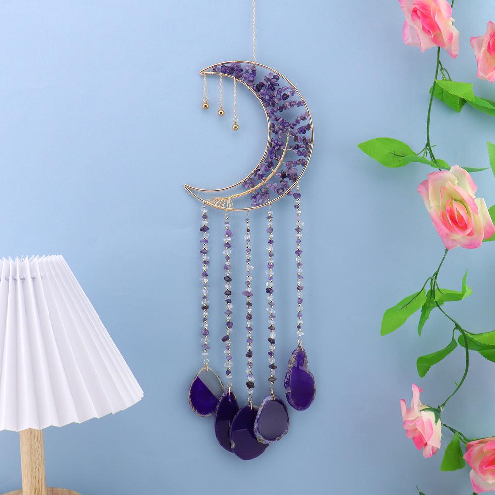 Агат 'Древо Жизни' - Кристальный кулон, ручная работа