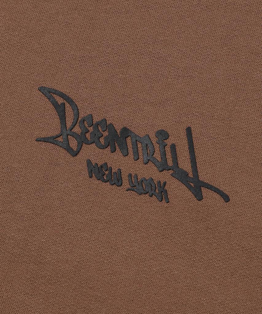 Худи на молнии с двумя бегунками Beentrill Script (Верблюд)