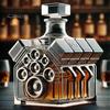 V8 Engines Whisky Bottle Creative Wine Decanter Decoration Personalized Whiskey Bottle Home Bar Ornament
