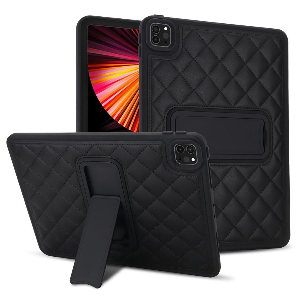 Подходит для iPad pro11 защитный чехол Air6/5 ощущение кожи подставка 10.2 ромбовидный узор mini7 противоударный кожаный чехол 9.7