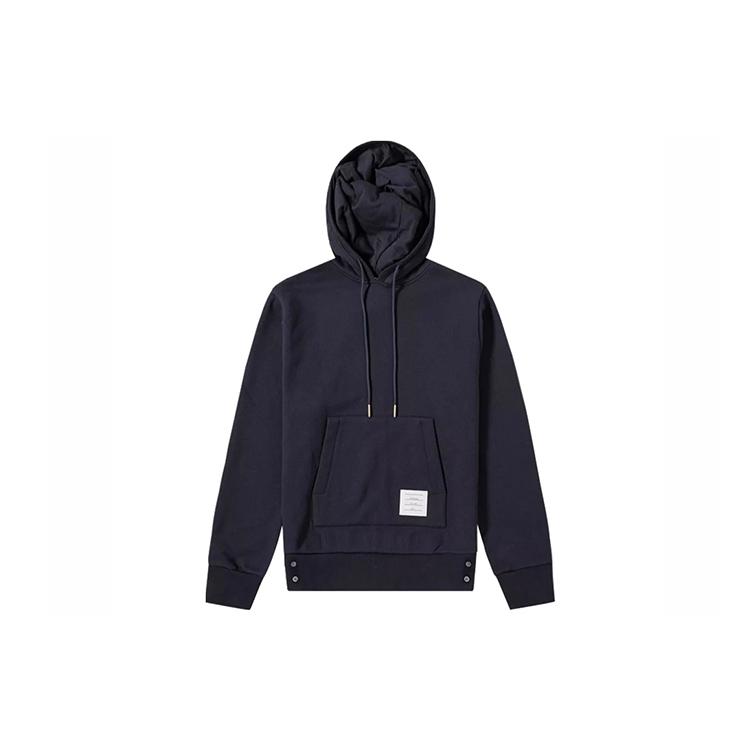 THOM BROWNE Striped Drawstring Hoodie MJT086A-03377-415