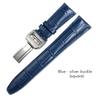 19мм 20мм 21мм 22мм Ремешок для часов из натуральной кожи для IWC Pilot Portugieser 7 Porotfino Черный Коричневый Синий Ремешок для часов Металлическая пряжка