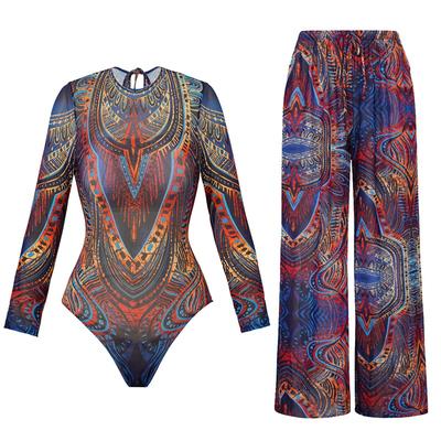 Женский комплект купальника для защиты от солнца, пляжный купальник из двух частей, стильный комплект для плавания и пляжных развлечений, защита от УФ-лучей, удобный купальник