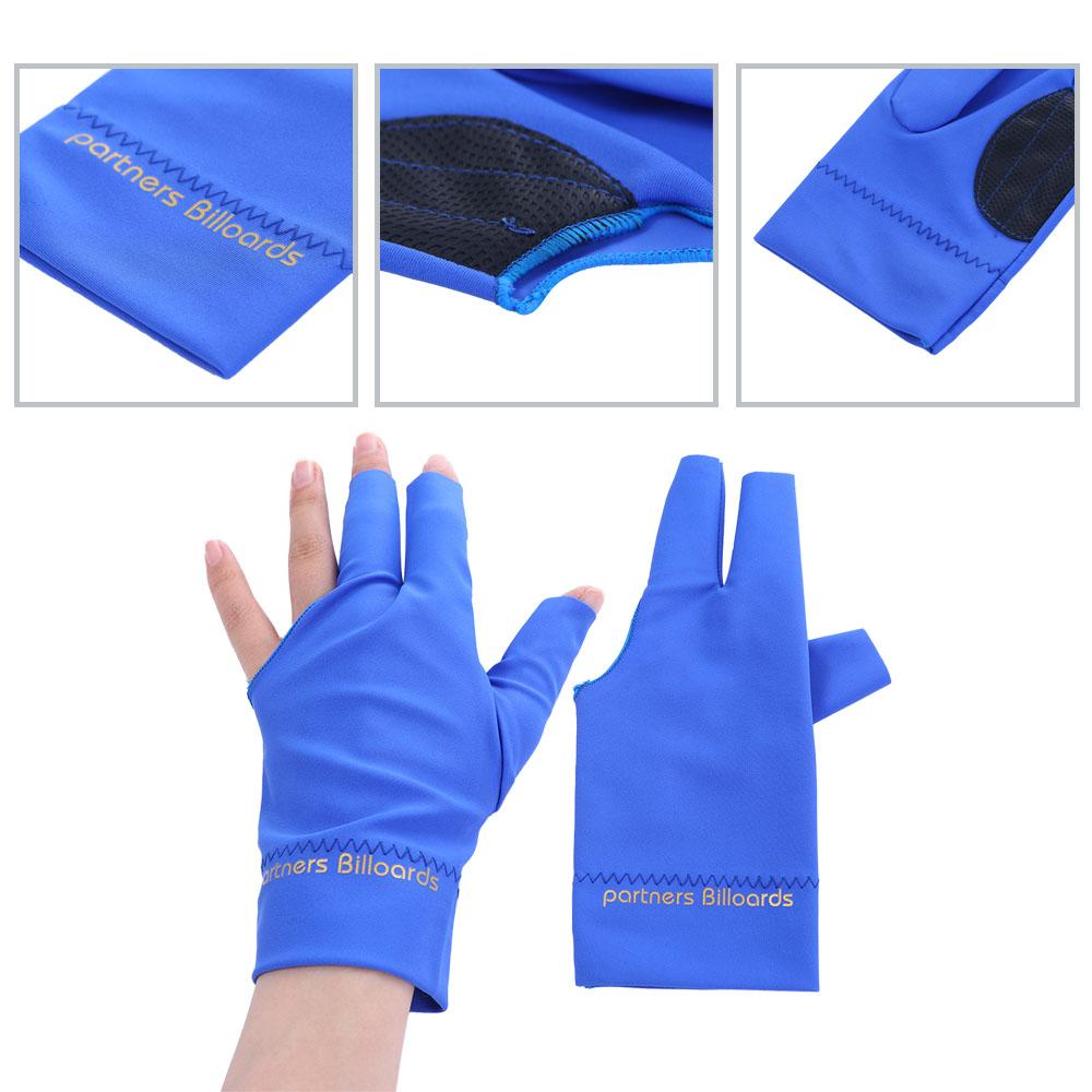 Non Slip three-fingered Glove Billiards Gloves Separate-finger Glove Billiard Cue Gloves