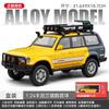 1/24 Модель автомобиля из сплава Toyota Land Cruiser LC80, литой металл, внедорожники, модель автомобиля, симуляция звука и света, детская игрушка, подарок