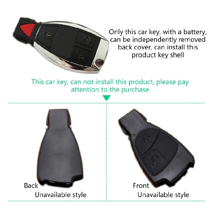 Decoration Car Back Key Interior Cover For S300 S350 E260 C200 Glk300 Ml350 B200