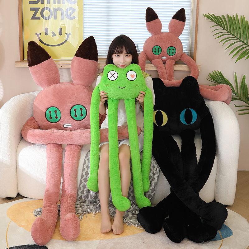 100-200Cm New Long-Legged Octopus Plush Pillow Rabbit Frog Cat Long Claws Plush Toy Sofa Bed Cushion Kids Appease Doll Xmas Gift