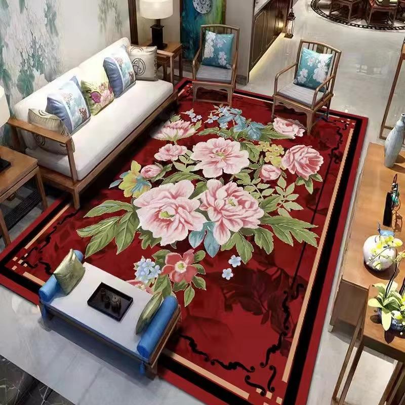 Ковер 1 шт., коврик для входа, дивана, журнального столика, ванной, нескользящий, для спальни, нескользящий, кристальный бархатный напольный коврик, украшение для дома