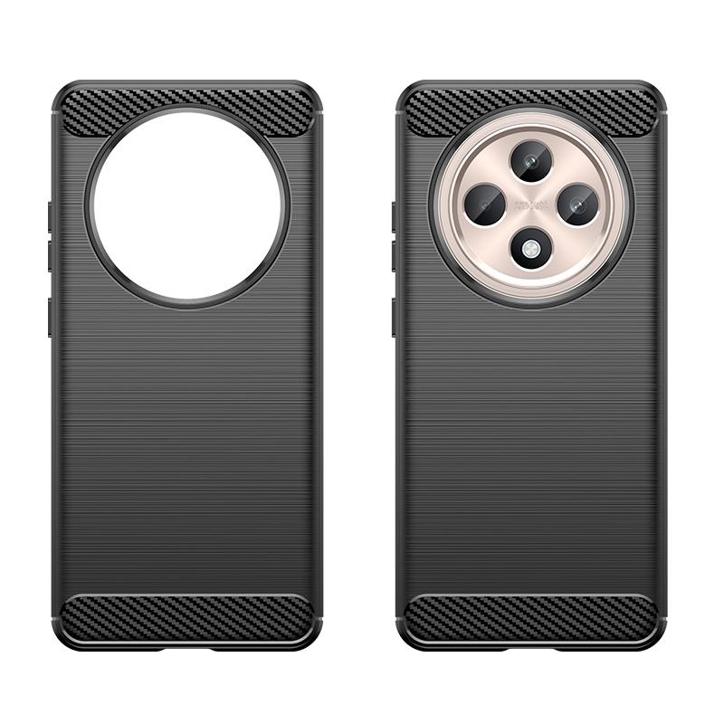 For Reno 12F Case Cover OPPO Reno 12F Capas New Phone Bumper Back Armor Shockproof Carbon Fiber Soft TPU Fundas Reno 12F Reno12F