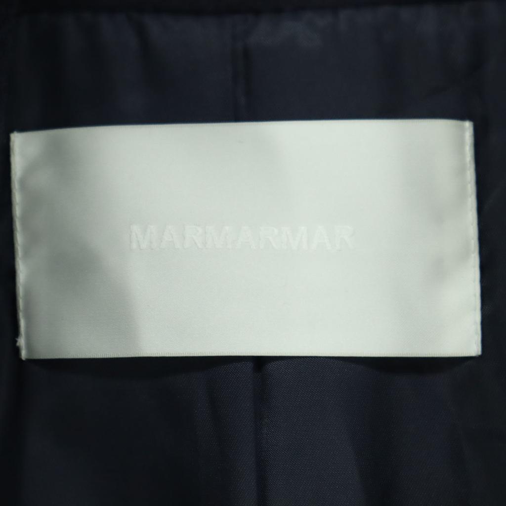 МАРМАРМАР Двубортное пальто с длинным рукавом черное Короткой длины Женское Б/у