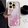 Мягкий силиконовый чехол с узором под коричневый мрамор, подходит для iPhone17 16 15 14 13 Pro Max 12 11, роскошный ударопрочный защитный чехол с золотой фольгой