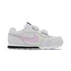 Nike MD Runner 2 Тканевые Ретро Нескользящие Амортизирующие Прочные Низкие Детские Кроссовки Детские кроссовки Бело-фиолетовые 807317-019