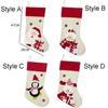 Xmas Tree Ornaments Christmas Gift Sock Large Size Gift Bag Christmas Stocking  Christmas Decor