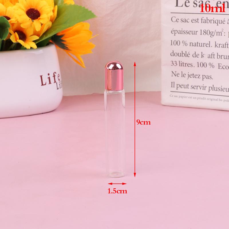 1/2/3/5/10 мл Пустой флакон с роликовым шариком для духов Контейнер для жидкости/масла Многоразовые флаконы Портативный мини-контейнер
