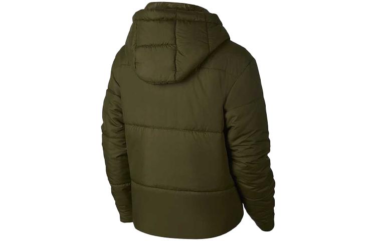Nike Пуховик Зимний Женский Армейский Зеленый CD9044-395