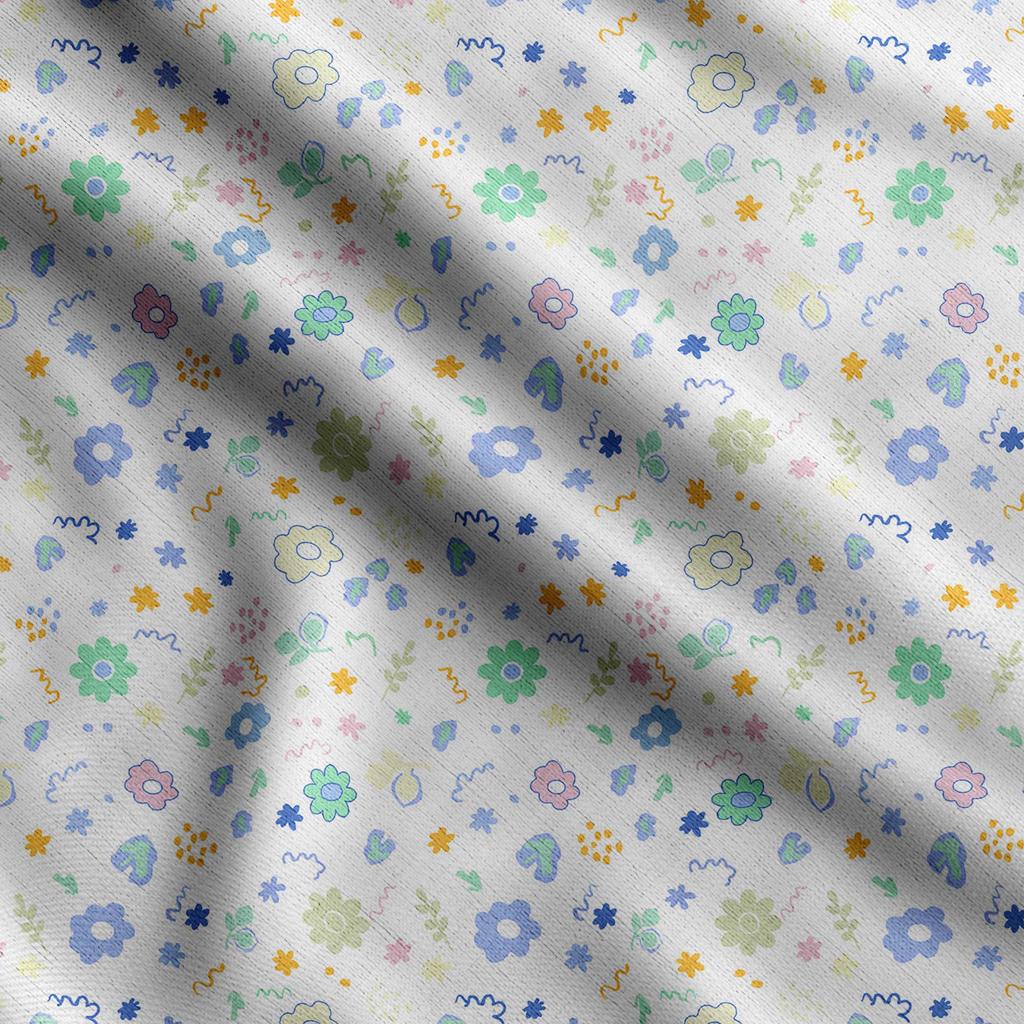 Soimoi Цветочный принт, хлопковый батист, ткань для квилтинга, продаваемая во дворе, хлопчатобумажная ткань средней плотности шириной 42 дюйма,