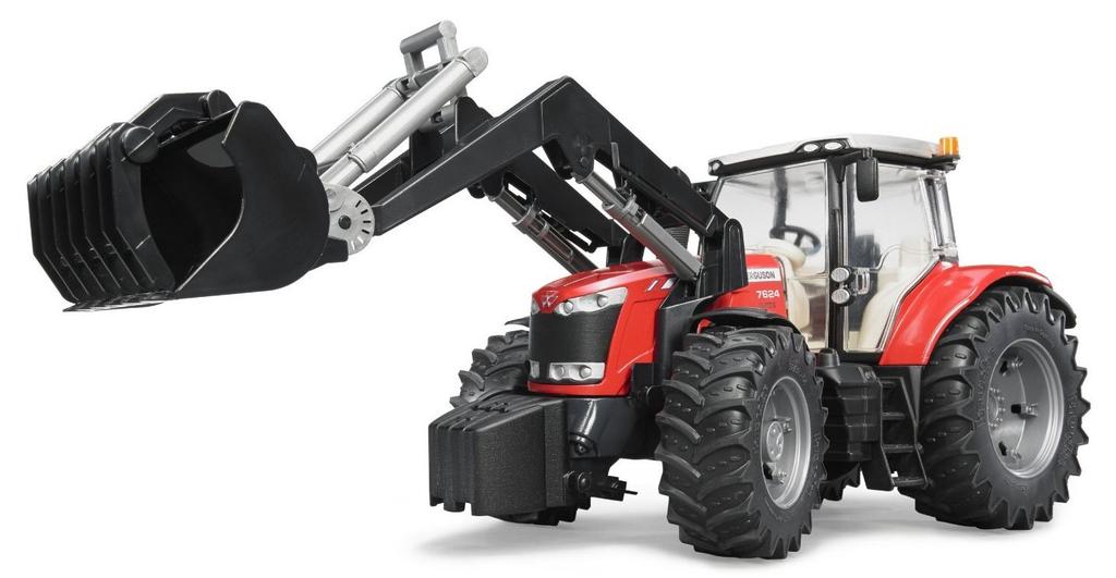 Bruder Massey Ferguson 7600 с фронтальной загрузкой