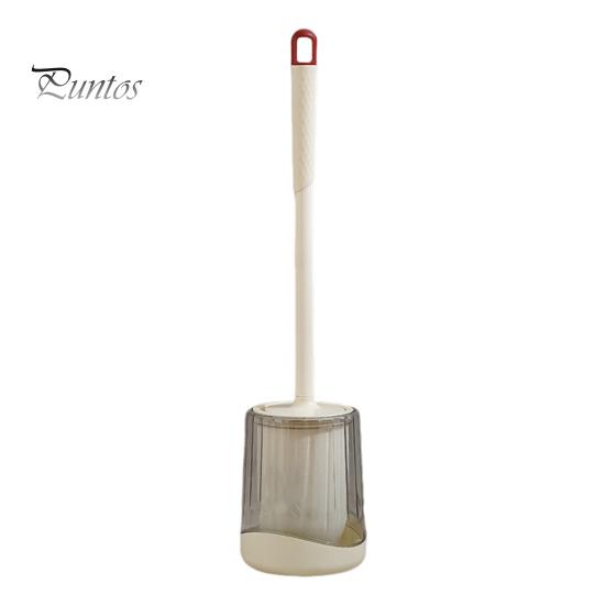 Щетка для унитаза с держателем Пластиковые щетки для унитаза в ванной комнате Тонкая головка щетки Удлиненная ручка Настенная щетка для унитаза