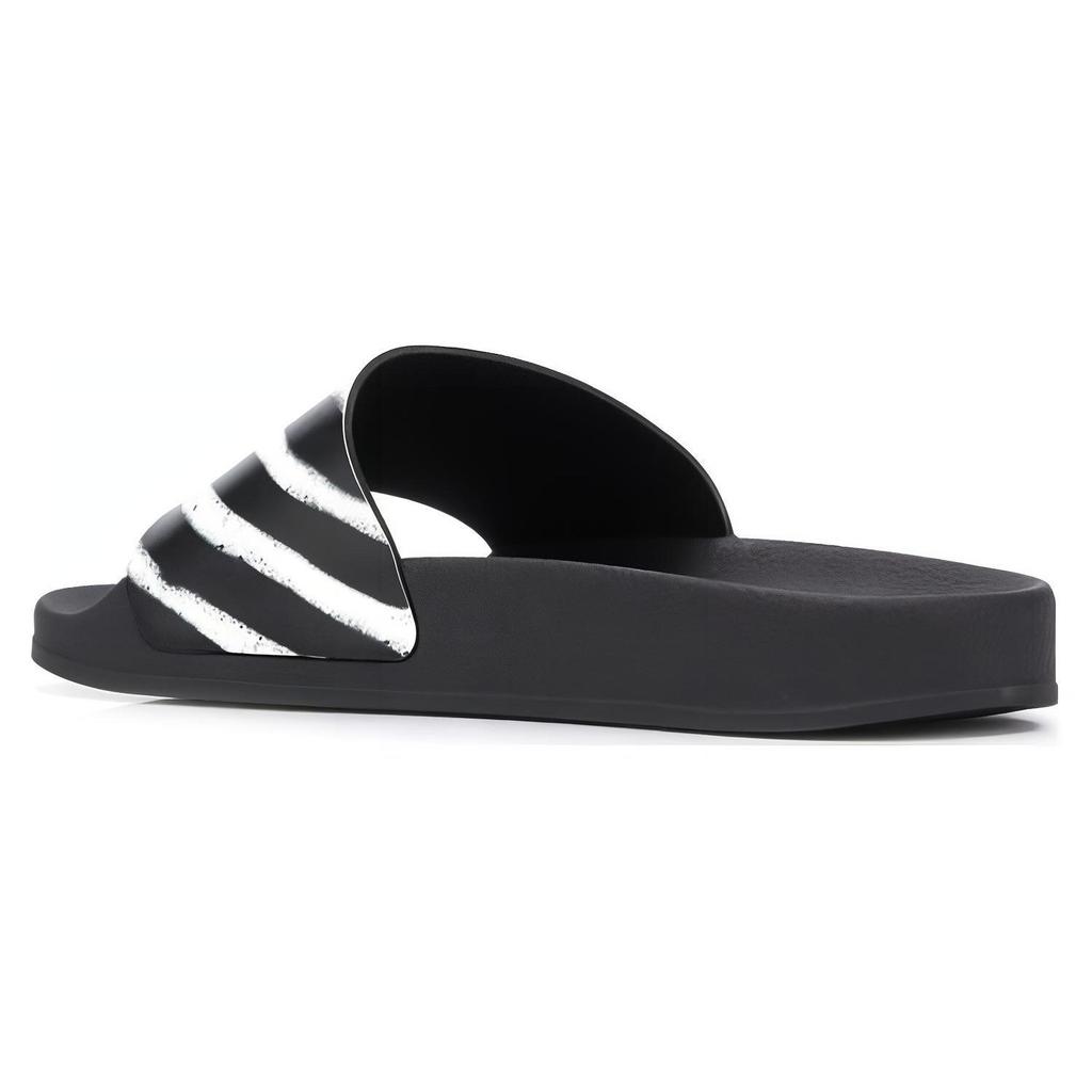 Off-White Шлепанцы 'Graffiti - Черно-белый' 2020 OMIA088R20C220521001